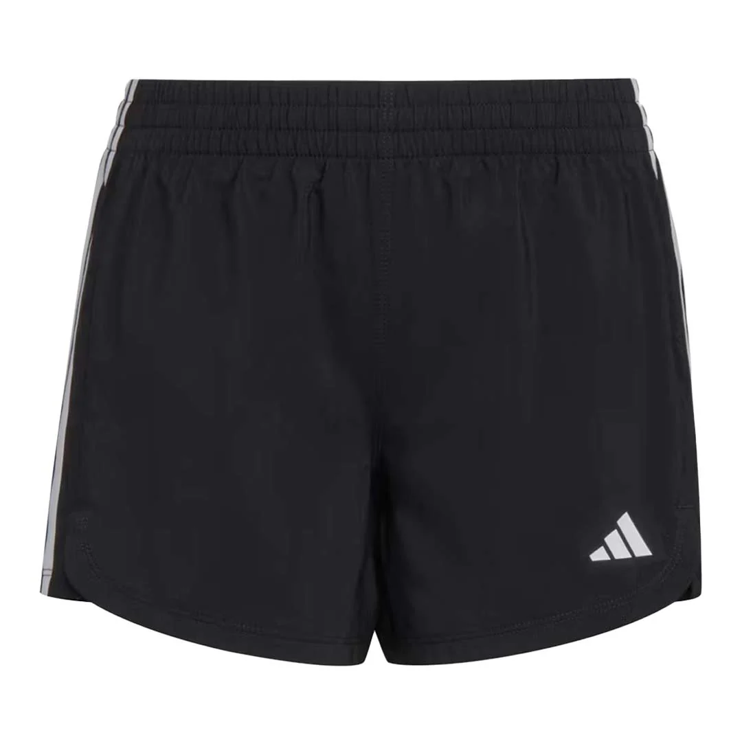 adidas - Girls' (Junior) 3-Stripes Woven Pacer Shorts (GC0197)