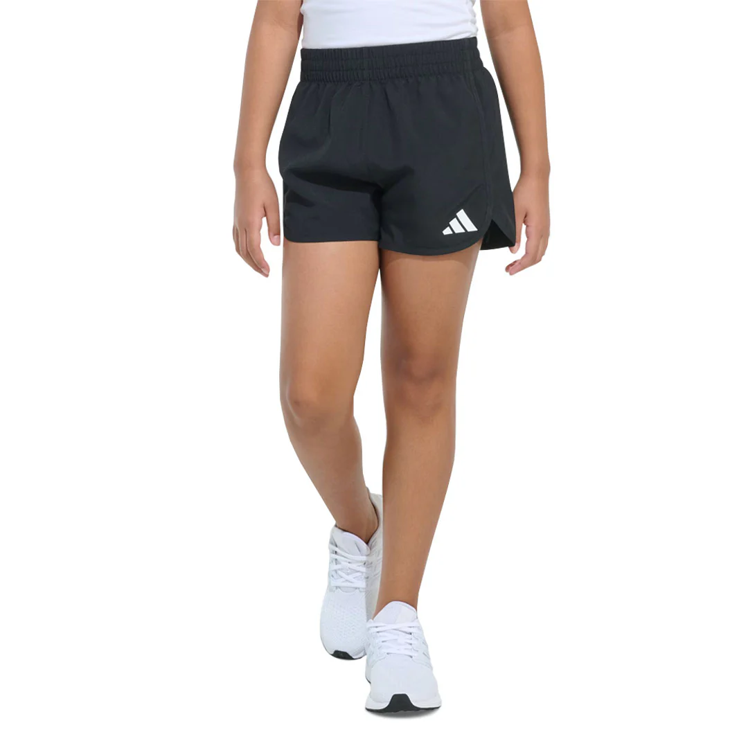 adidas - Girls' (Junior) Elastic Waistband Woven Shorts (JK0527) - Image 2
