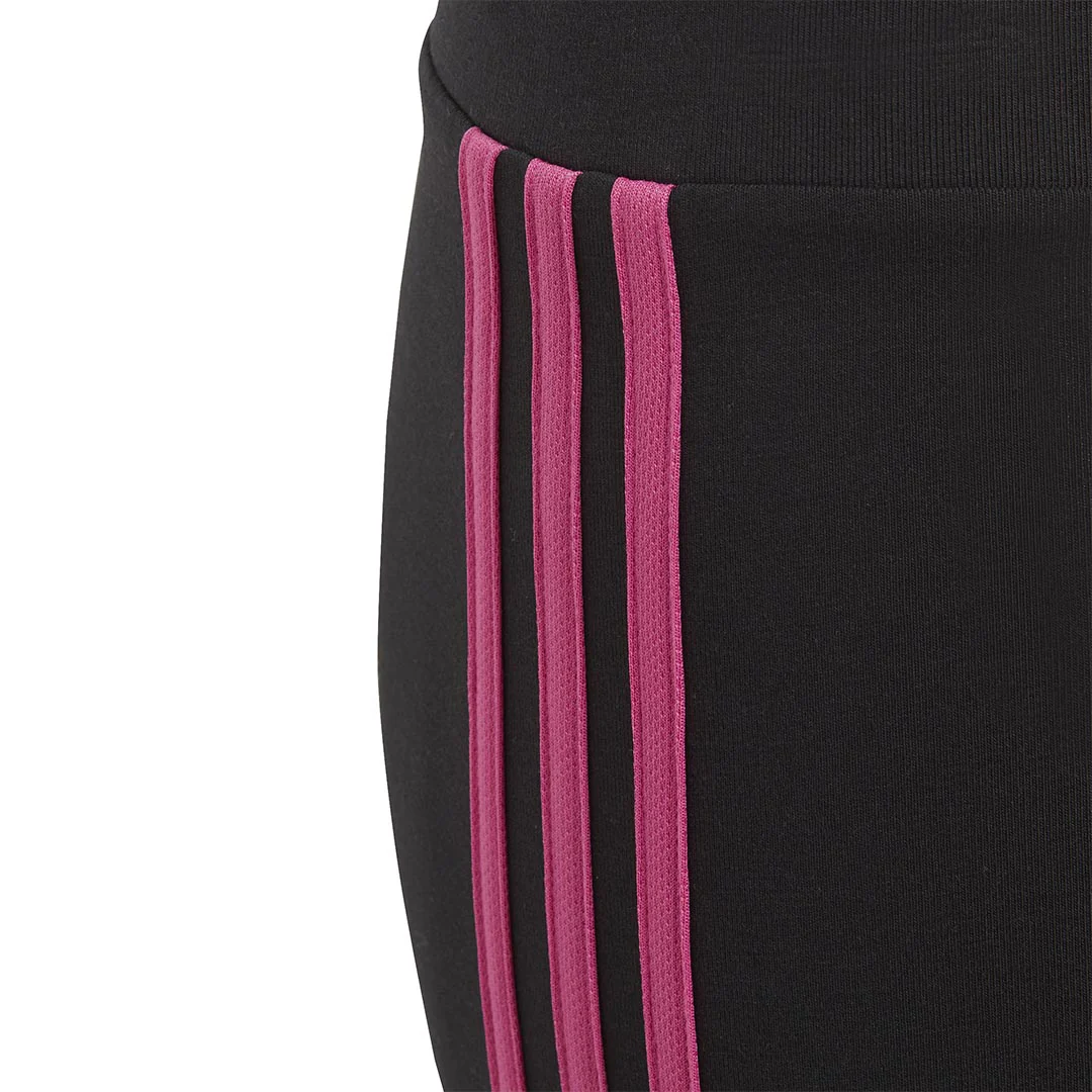 adidas - Girls' (Junior) Essentials 3 Stripes Cotton Tights (IC3627) - Image 3