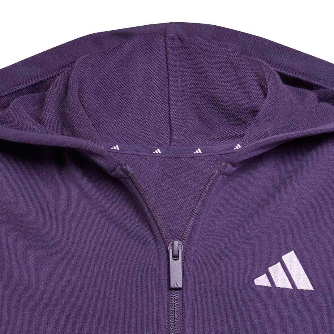 adidas - Girls' (Junior) Essentials Full Zip Hoodie (JY4985) - Image 5