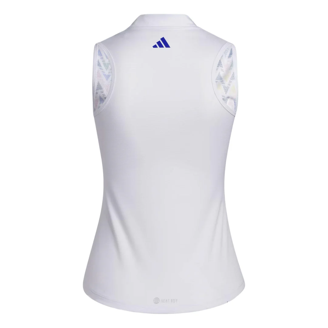 adidas - Girls' (Junior) HEAT.RDY Sleeveless Polo (HR5301) - Image 2