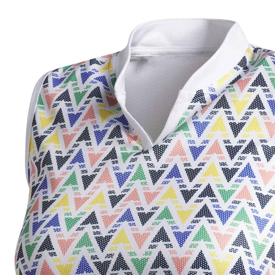 adidas - Girls' (Junior) HEAT.RDY Sleeveless Polo (HR5301) - Image 3