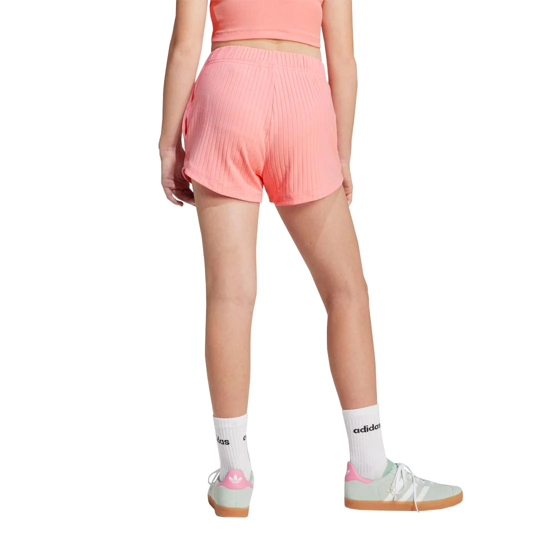 adidas - Girls' (Junior) Ribbed Shorts (JC8434) - Image 3