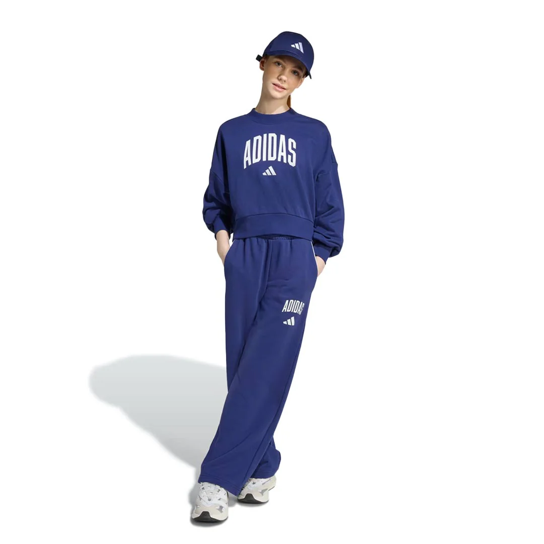 adidas - Girls' (Junior) Seasonals Essentials Collegiate Typography Pant (JM1539) - Image 4