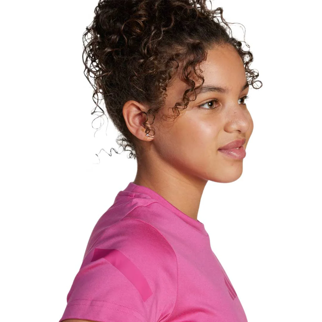 adidas - Girls' (Junior) Z.N.E. Fitted Crop T-Shirt (JJ4852) - Image 4