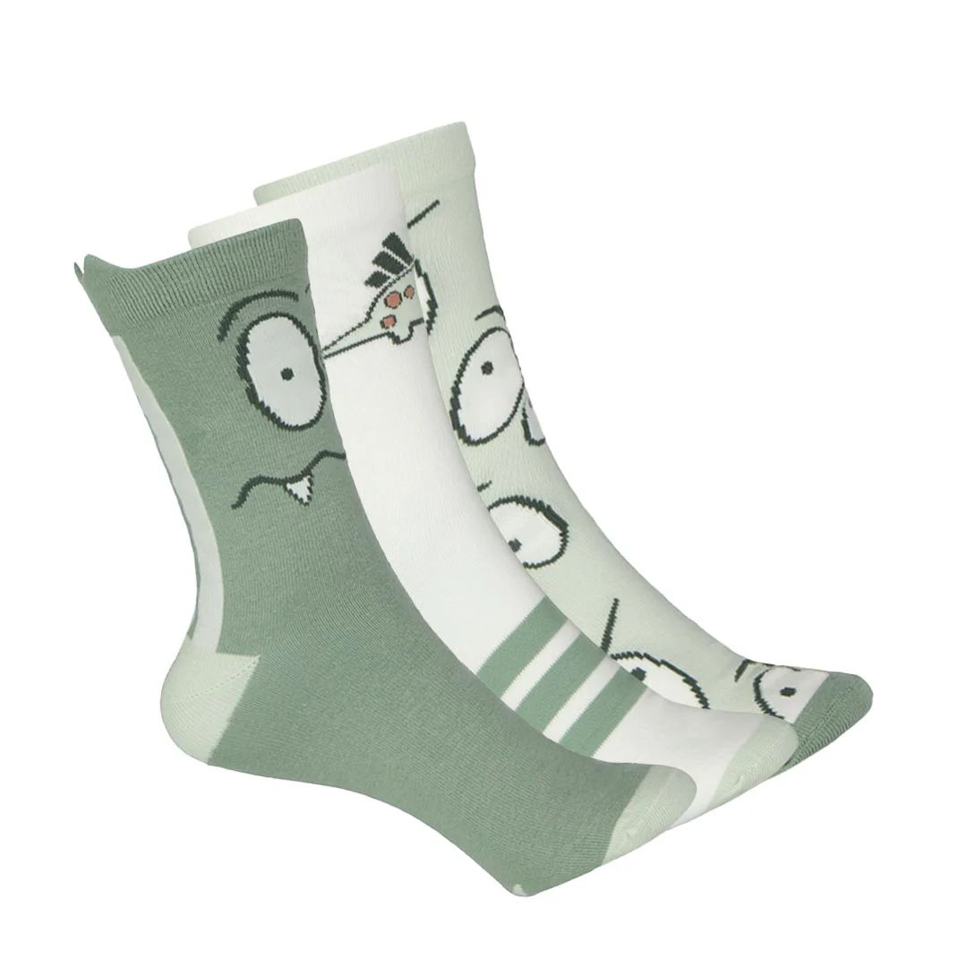 adidas - Kids' 3 Pack Adiraptor Crew Socks (JD1325)