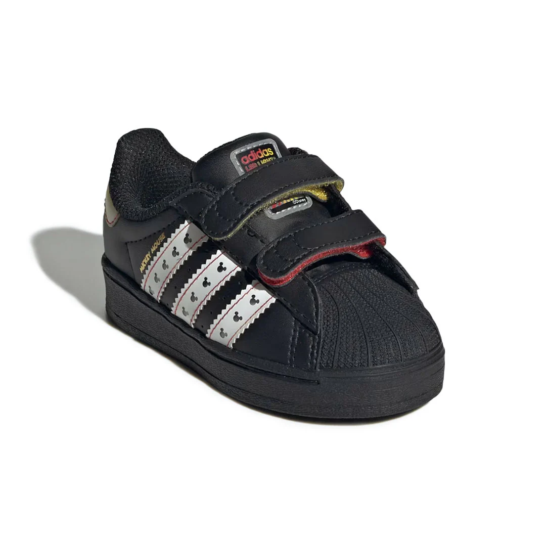 adidas - Kids' (Infant) adidas x Disney Mickey Mouse Superstar LED Lights Comfort Closure Shoes (JQ2806) - Image 3