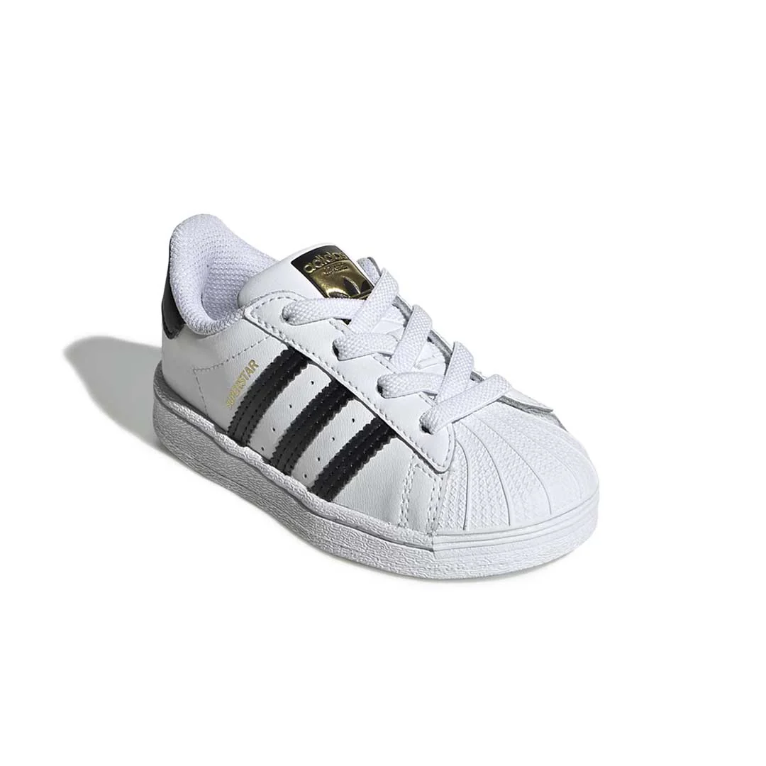 adidas - Kids' (Infant) Superstar Elastic Lace Shoes (FU7717) - Image 3