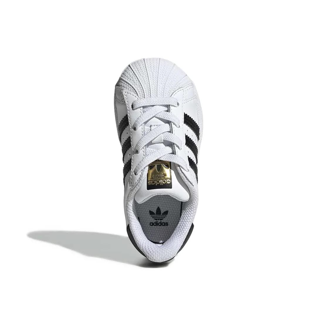 adidas - Kids' (Infant) Superstar Elastic Lace Shoes (FU7717) - Image 5