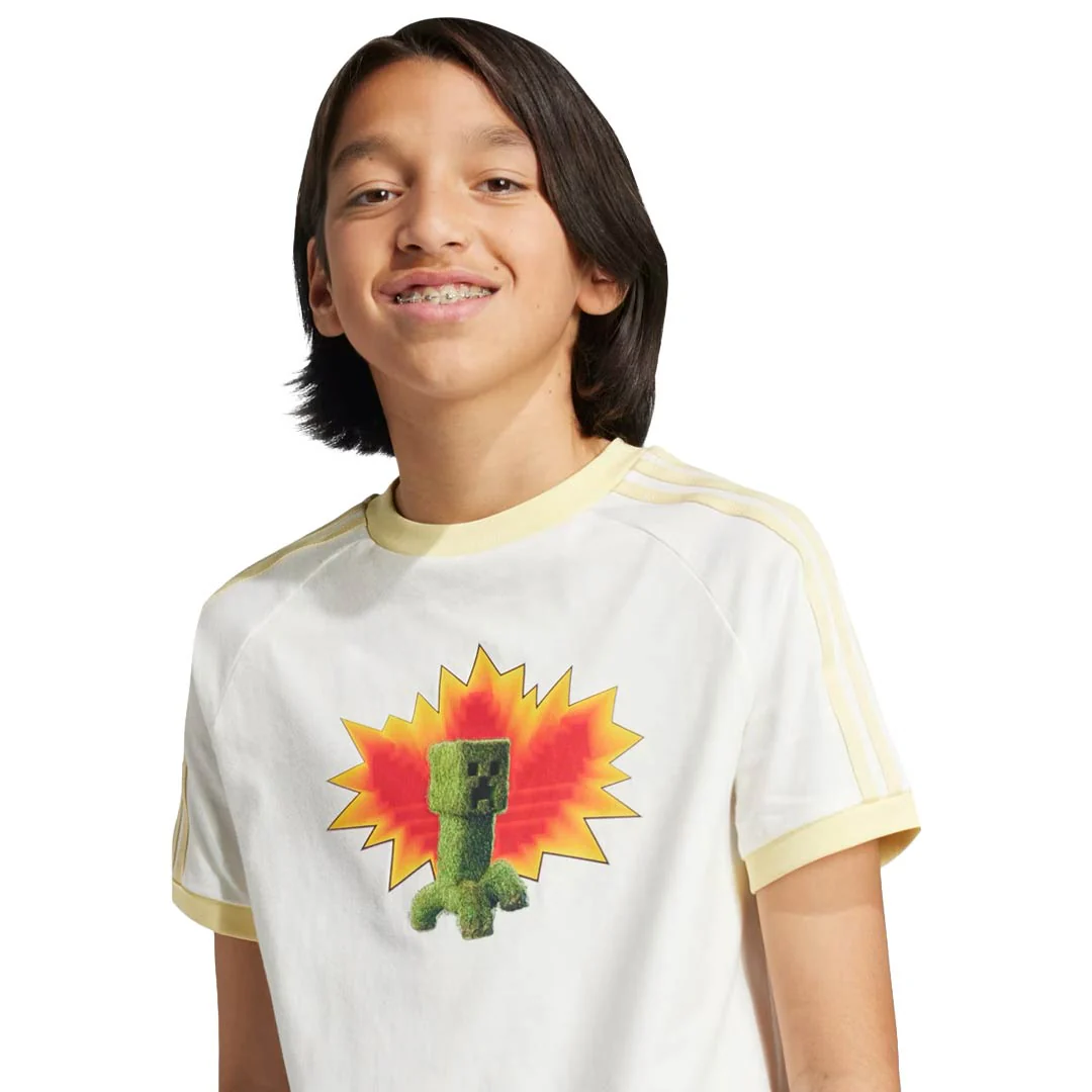 adidas - Kids' (Junior) adidas Originals x Minecraft Graphic T-Shirt (JZ9930) - Image 4