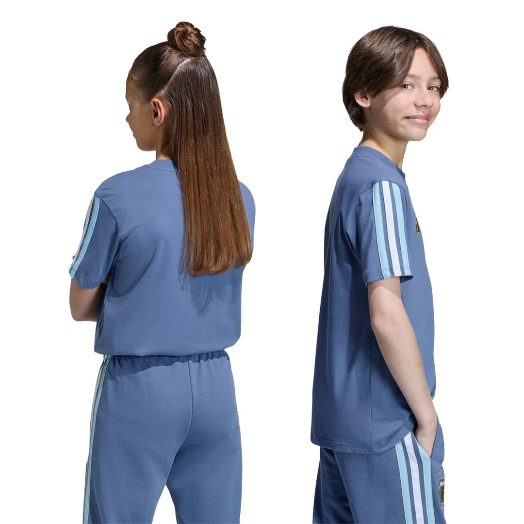 adidas - Kids' (Junior) Argentina DNA T-Shirt (JZ6302) - Image 3