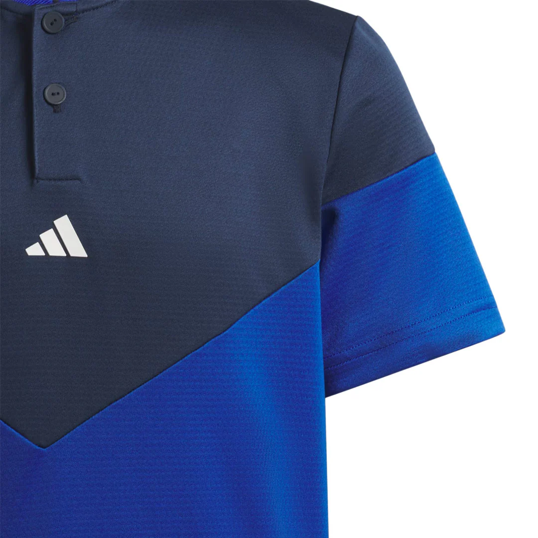 adidas - Kids' (Junior) HEAT.RDY Sport Collar Polo (IS9705) - Image 3