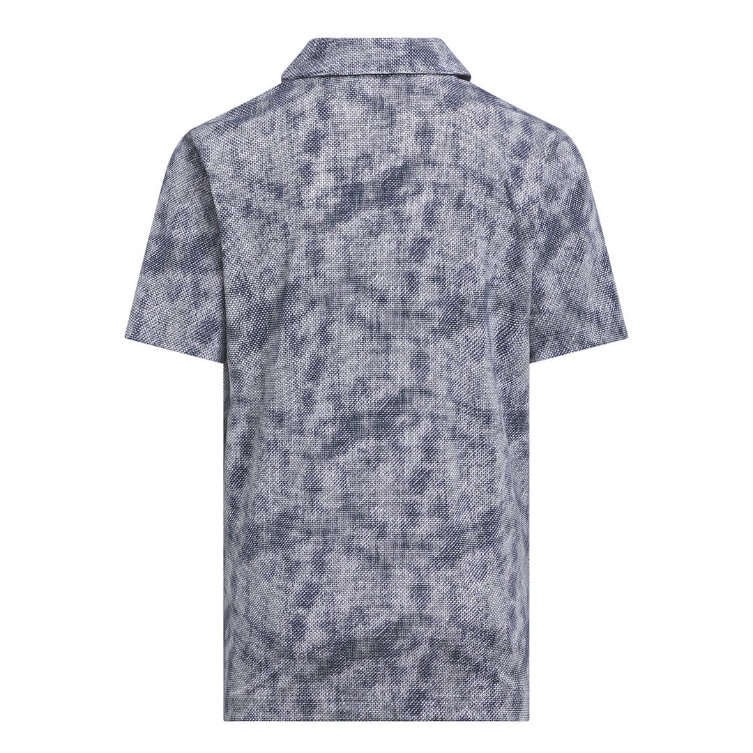 adidas - Kids' (Junior) Performance Textured Print Polo (JW4145) - Image 2
