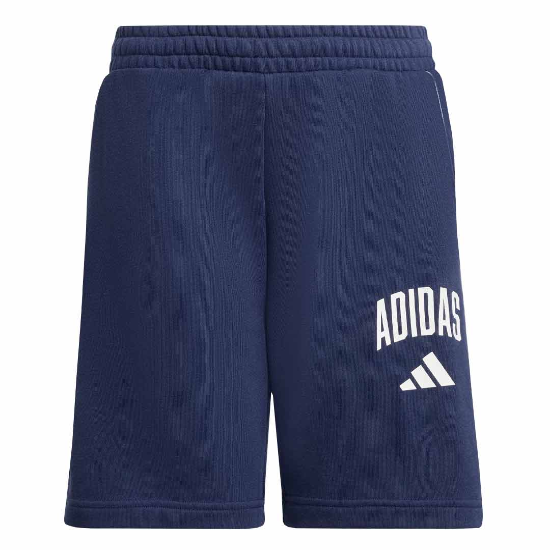 adidas - Kids' (Junior) Seasonals Essentials Collegiate Typography Shorts (JX6593)