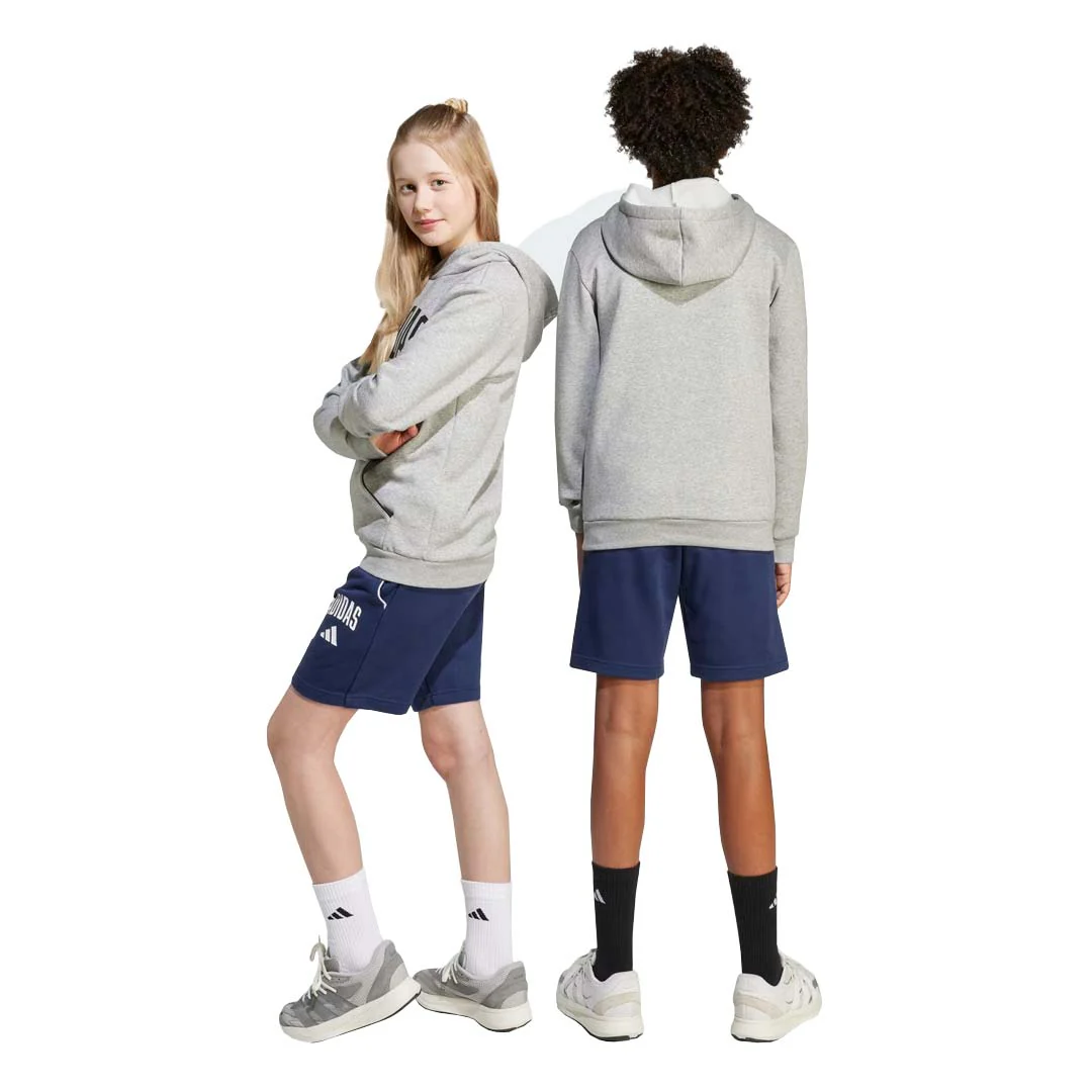 adidas - Kids' (Junior) Seasonals Essentials Collegiate Typography Shorts (JX6593) - Image 3