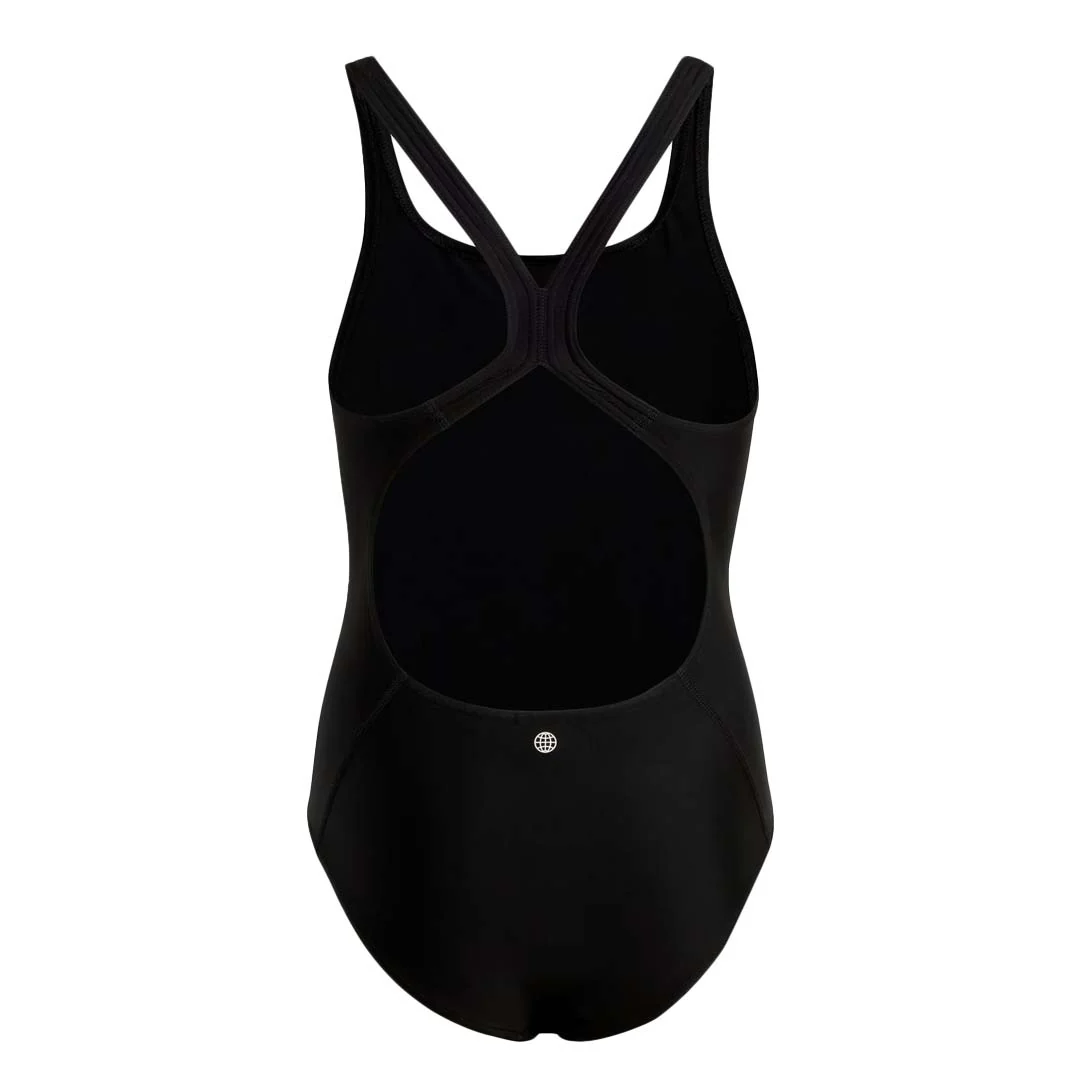 adidas - Kids' (Junior) Solid Small Logo Swimsuit (HR7477) - Image 2