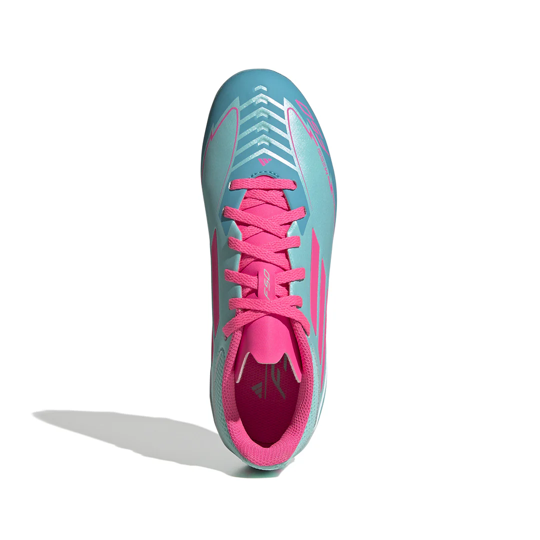 adidas - Kids' (Preschool & Junior) F50 League Messi Firm/Multi Ground Cleats (IH0931) - Image 4