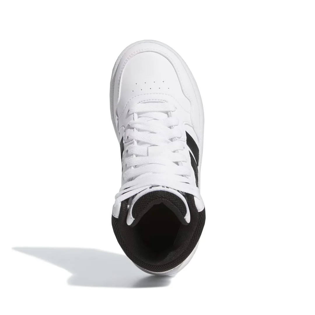 adidas - Kids' (Preschool & Junior) Hoops 3.0 Mid Shoes (IG3715) - Image 4