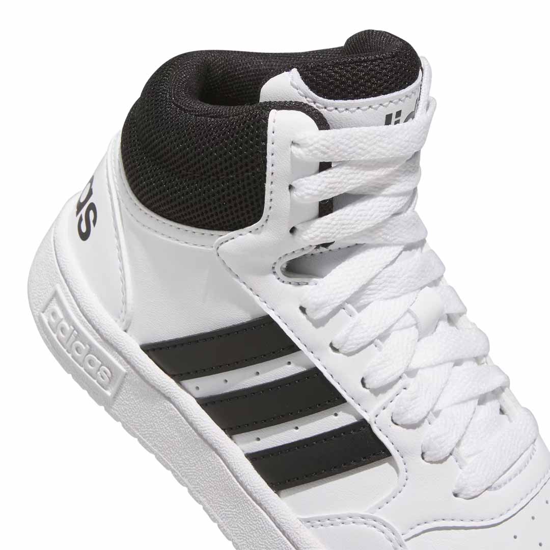 adidas - Kids' (Preschool & Junior) Hoops 3.0 Mid Shoes (IG3715) - Image 6