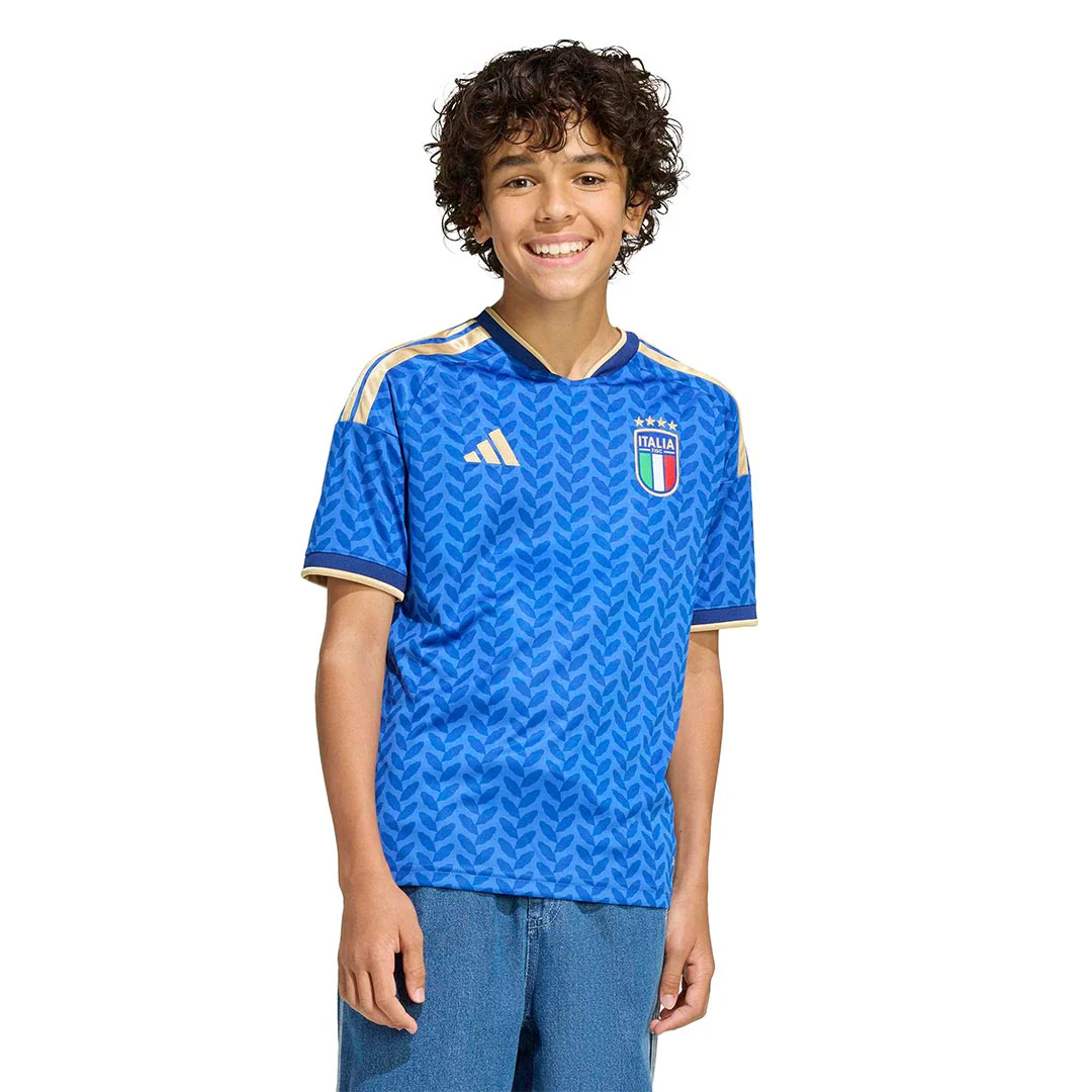adidas - Kids' (Youth) Italy 26 Home Jersey (JY7585) - Image 2