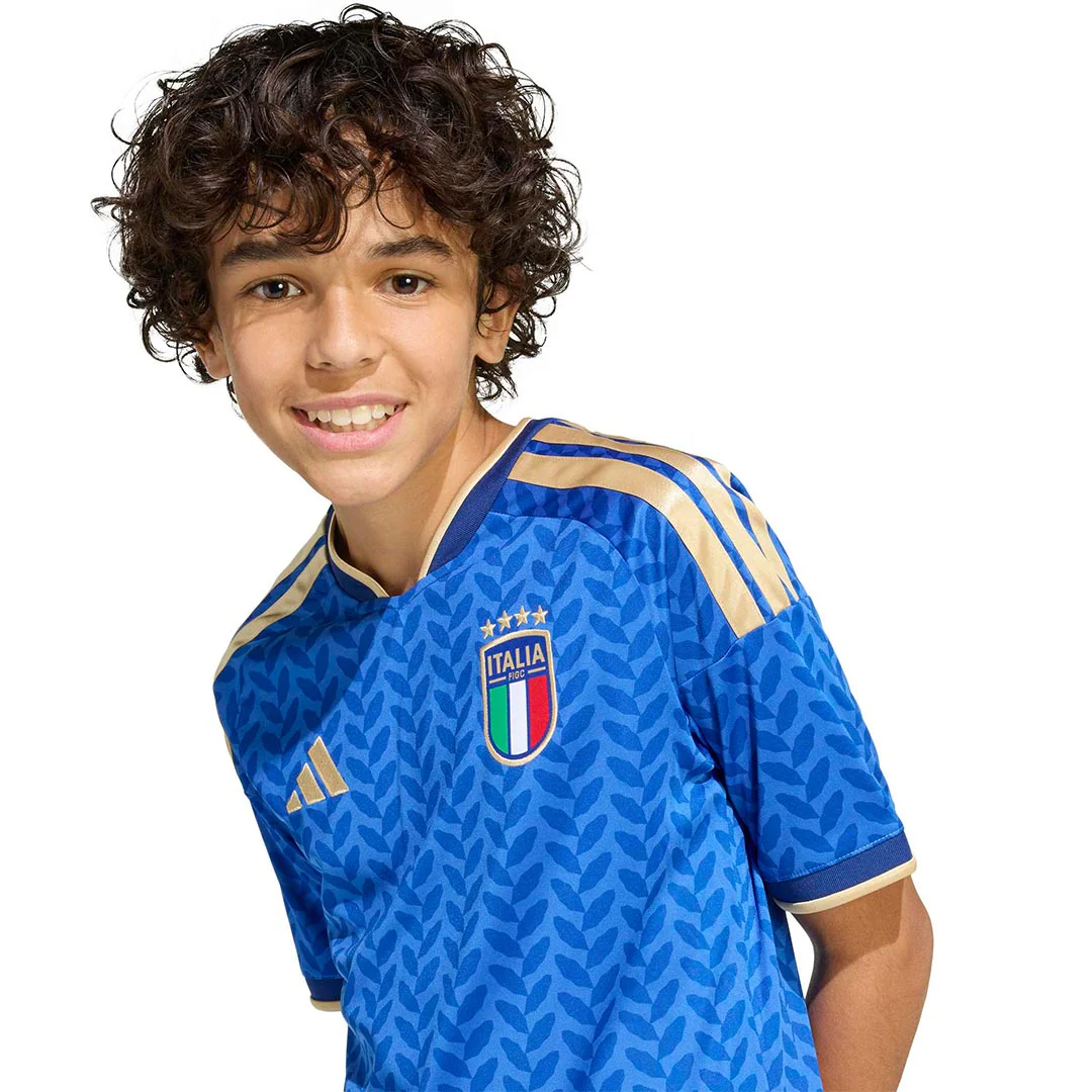 adidas - Kids' (Youth) Italy 26 Home Jersey (JY7585) - Image 5