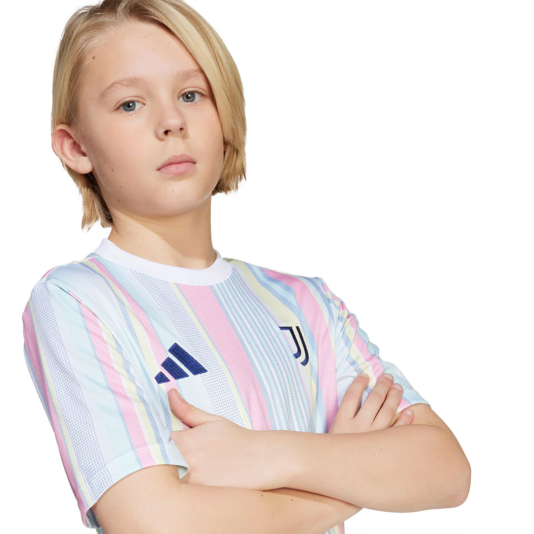 adidas - Kids' (Youth) Juventus 25/26 Pre-Match Jersey (JP1668) - Image 4