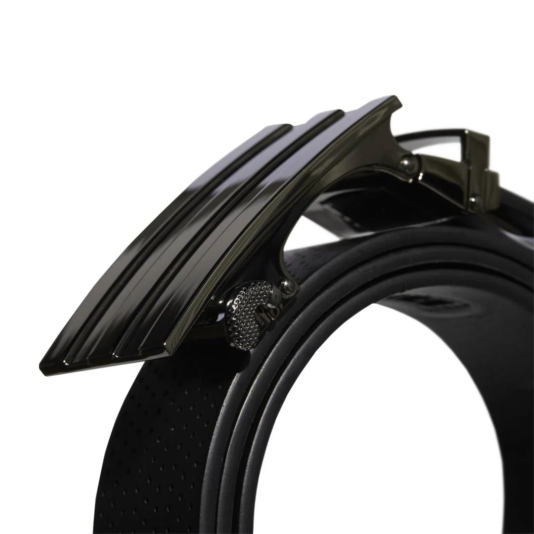 adidas - Men's 3-Stripes Polyurethane No-Hole Belt (HA5951) - Image 3