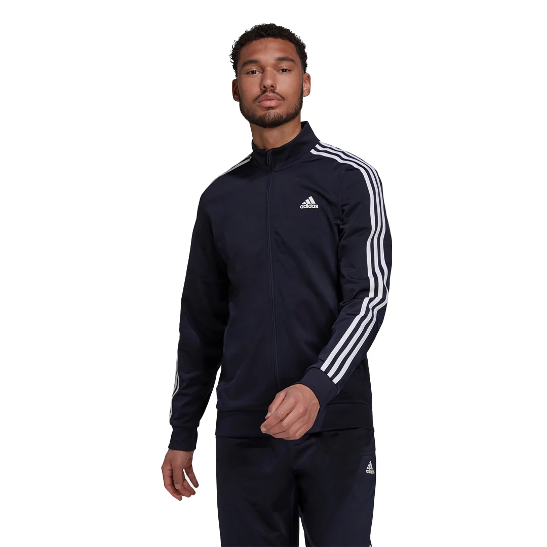 adidas - Men's 3-Stripes Tricot Track Top (H46100) - Image 2