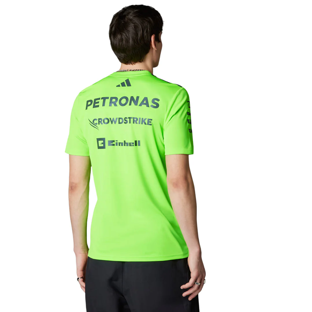 adidas - Men's adidas x Mercedes - AMG Petronas Formula One Team Set Up T-Shirt (JZ7402) - Image 3