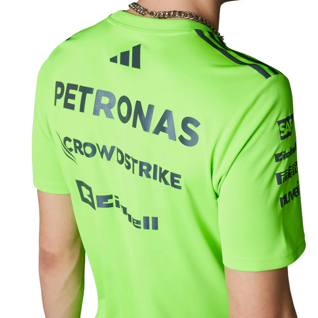 adidas - Men's adidas x Mercedes - AMG Petronas Formula One Team Set Up T-Shirt (JZ7402) - Image 5
