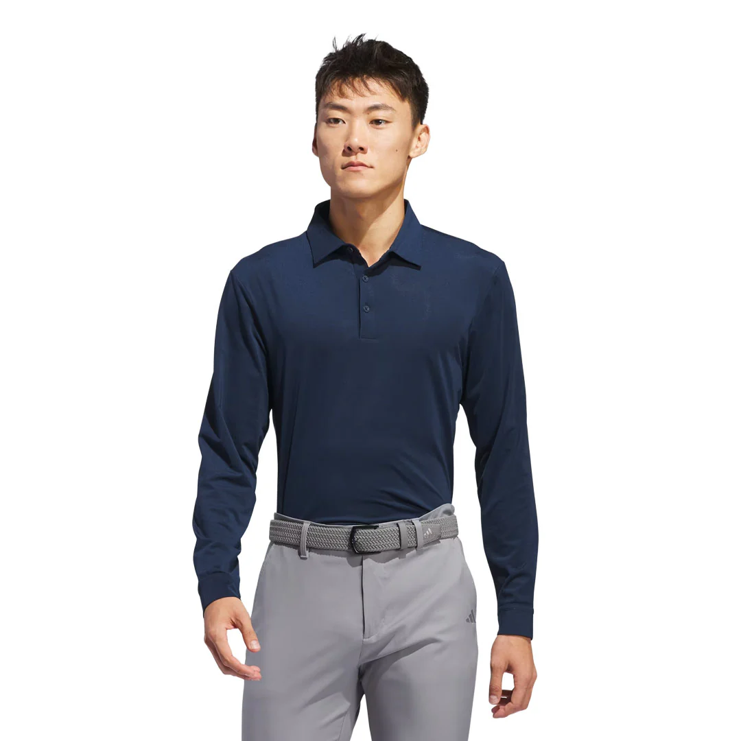 adidas - Men's Core Long Sleeve Polo (IT7211) - Image 2
