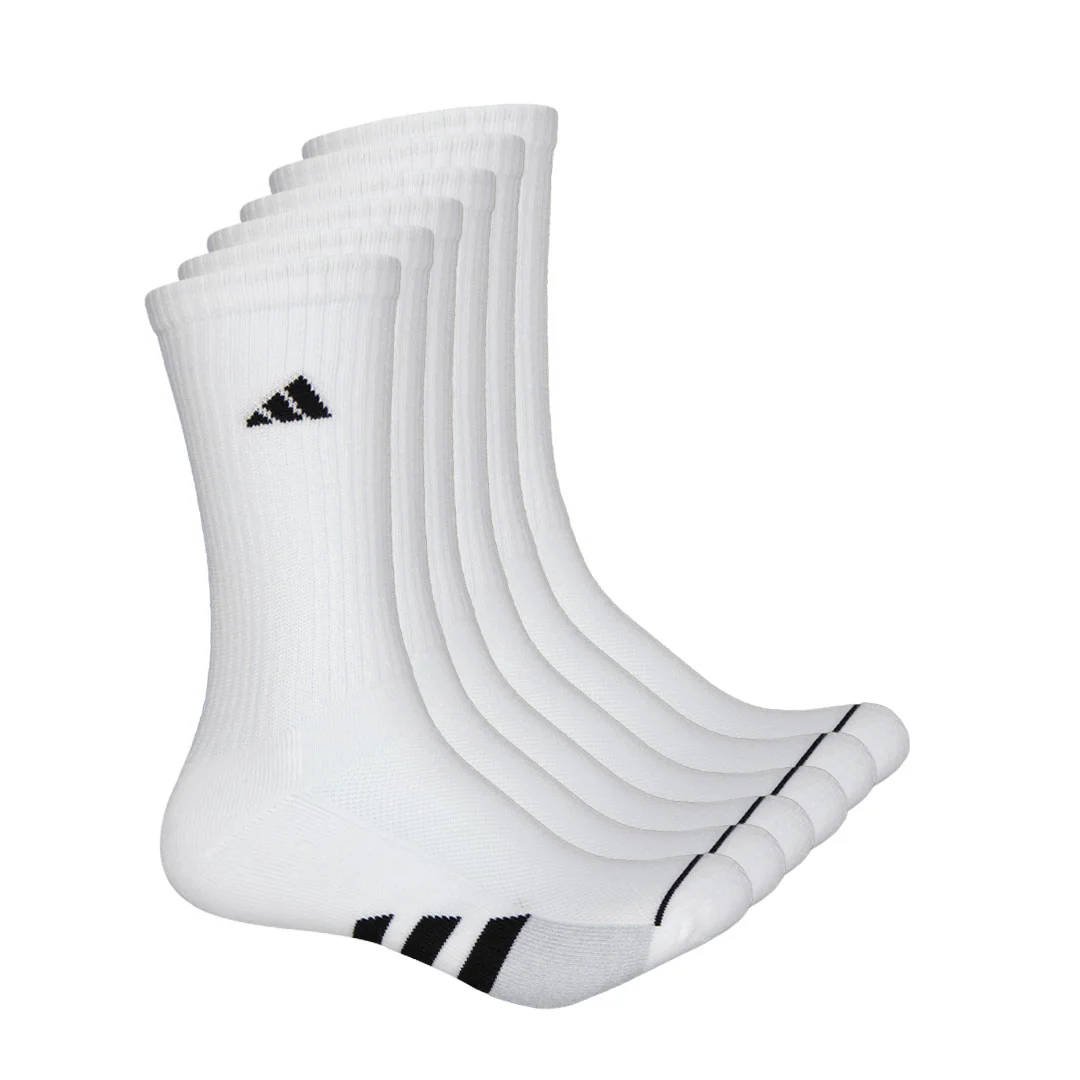 adidas - Men's Cushioned 6 Pack Crew Socks (GB7977)