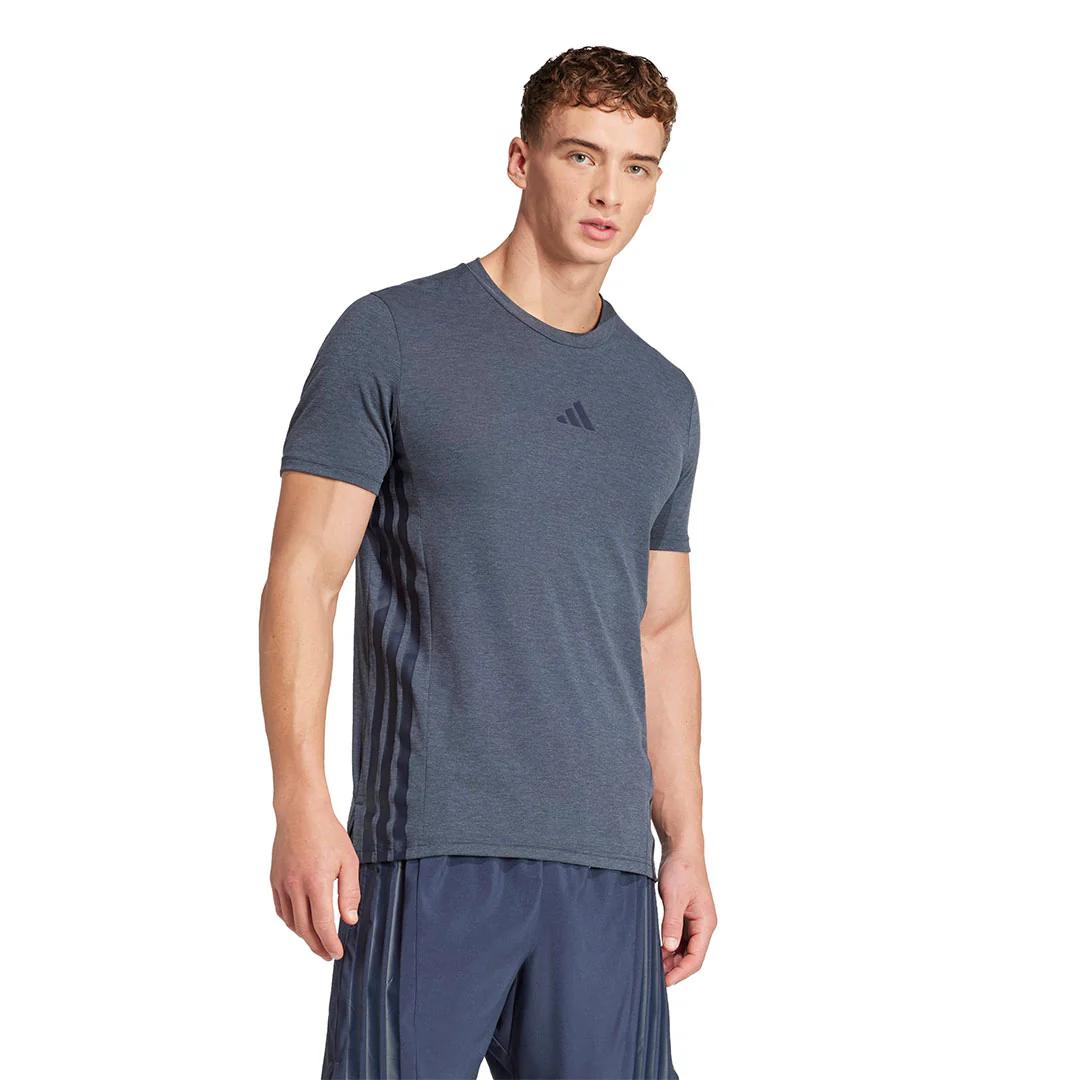 adidas - Men's Designed 4 Training 3-Stripes T-Shirt (JI8129) - Image 2