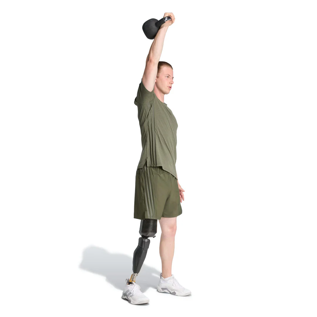 adidas - Men's Designed 4 Training 3-Stripes T-Shirt (JX5684) - Image 4
