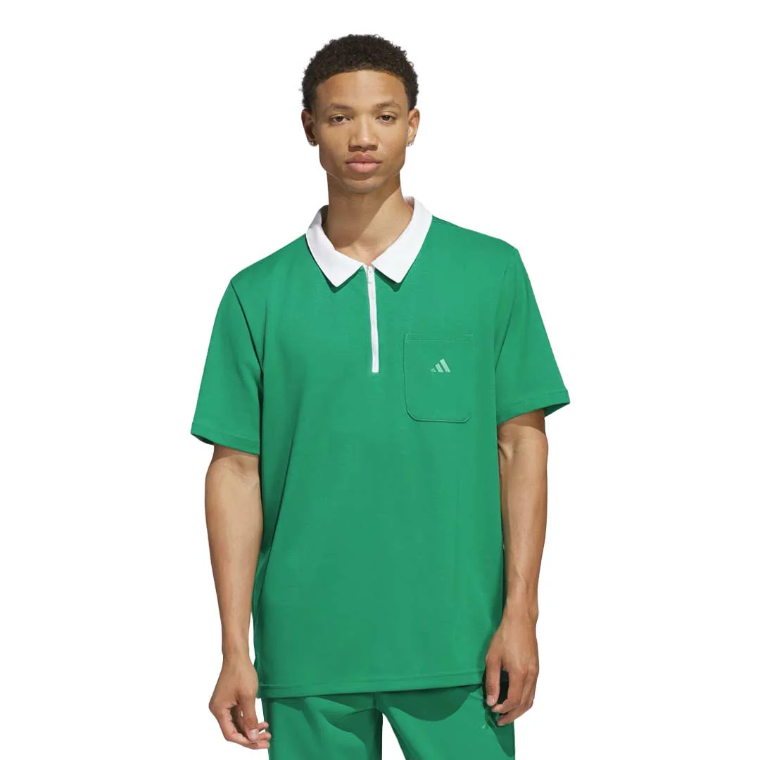 adidas - Men's Essentials 1/4 Zip Polo (JM2182) - Image 2