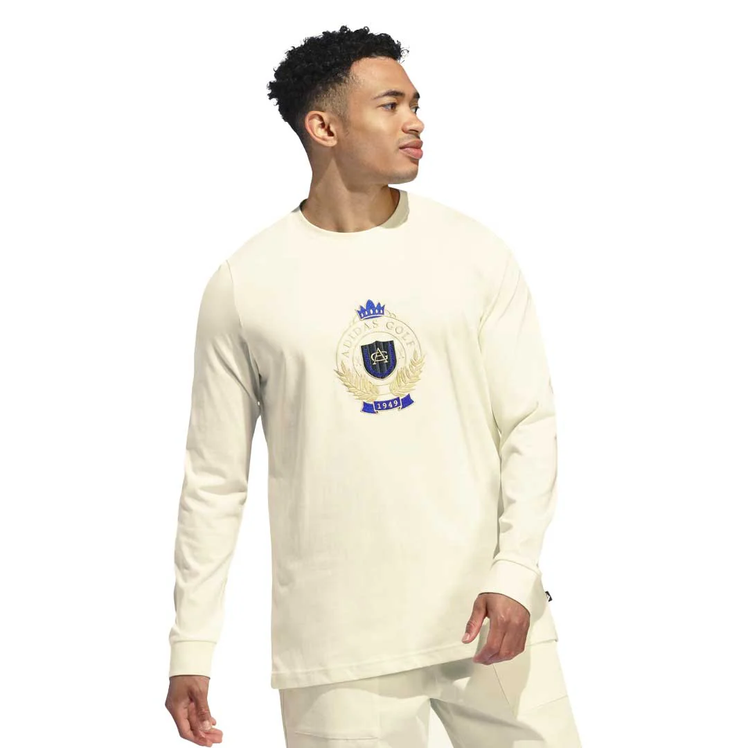 adidas - Men's Go-To Crest Graphic Long Sleeve T-Shirt (IS3272) - Image 2