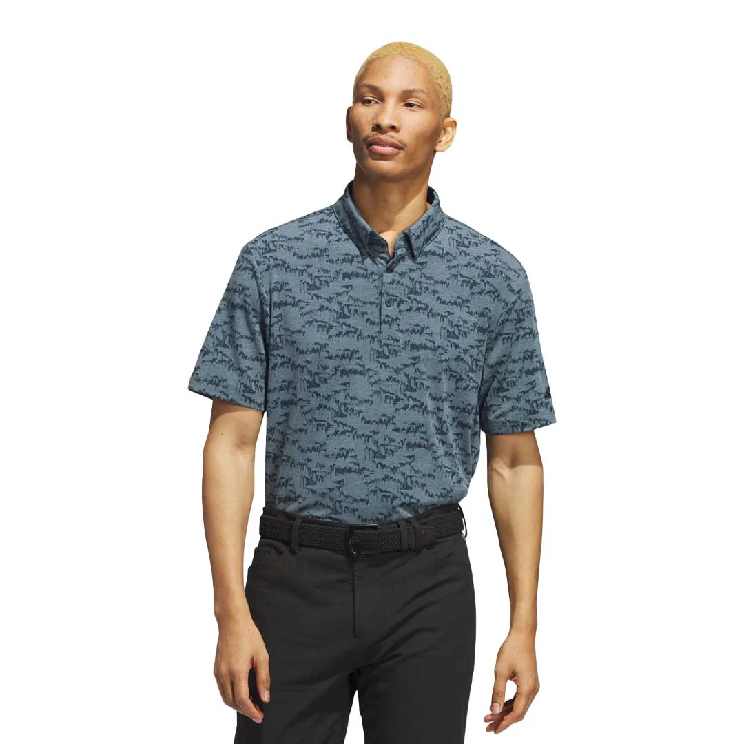adidas - Men's Go-To Printed Golf Polo (II7838) - Image 2