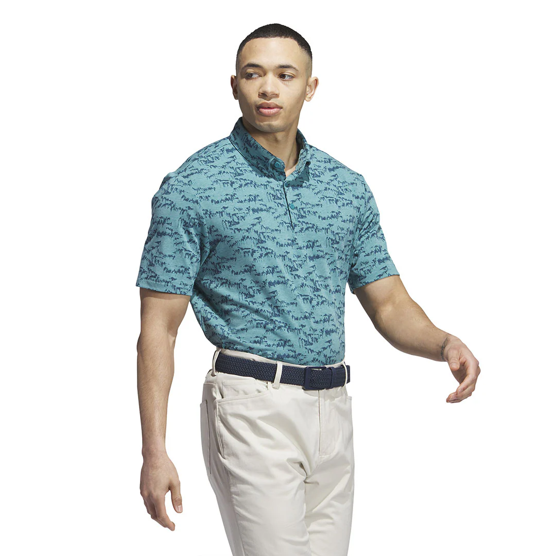 adidas - Men's Go-To Printed Polo (II7835) - Image 3
