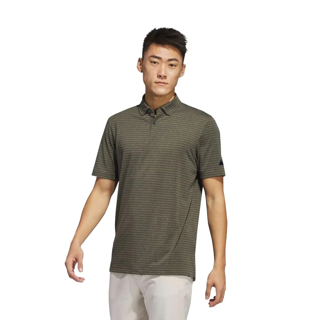 adidas - Men's Go-To Striped Short Sleeve Polo (HR7974) - Image 2