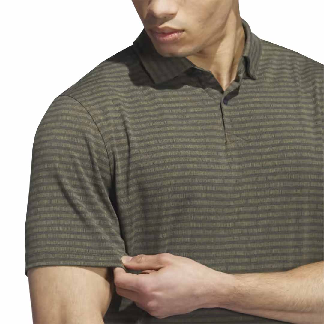 adidas - Men's Go-To Striped Short Sleeve Polo (HR7974) - Image 4