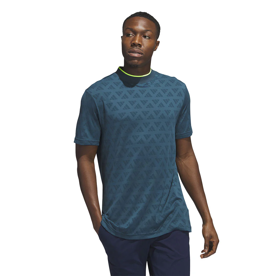 adidas - Men's Mock Jacquard Polo (IB1996) - Image 2
