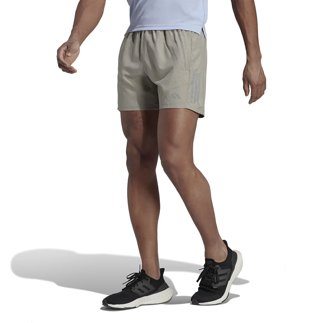 adidas - Men's Own The Run Heather Shorts (HR6616) - Image 2