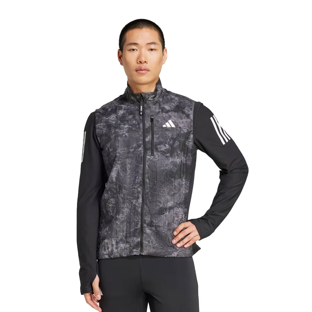 adidas - Men's Own The Run Spray Dye Vest (JN9684) - Image 2