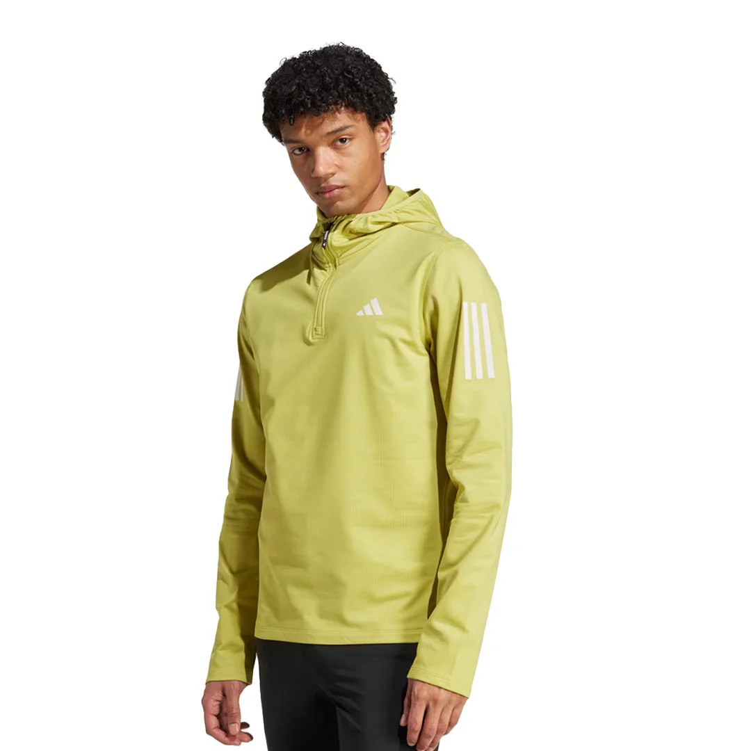 adidas - Men's Own The Run Winterized 1/2 Zip Hoodie (JW9654) - Image 2