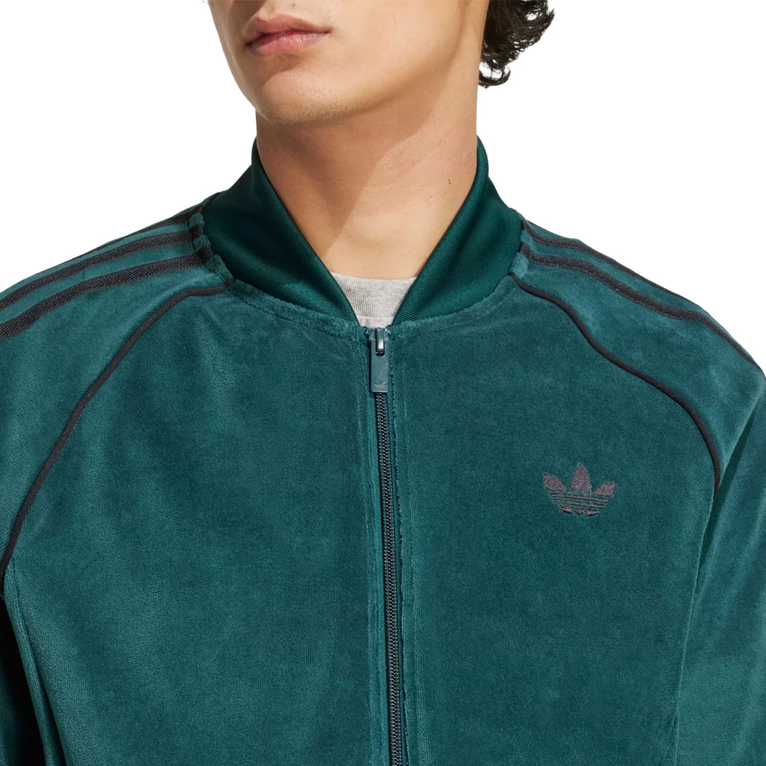 adidas - Men's SST Adicolor Velour Track Top (JX1564) - Image 5