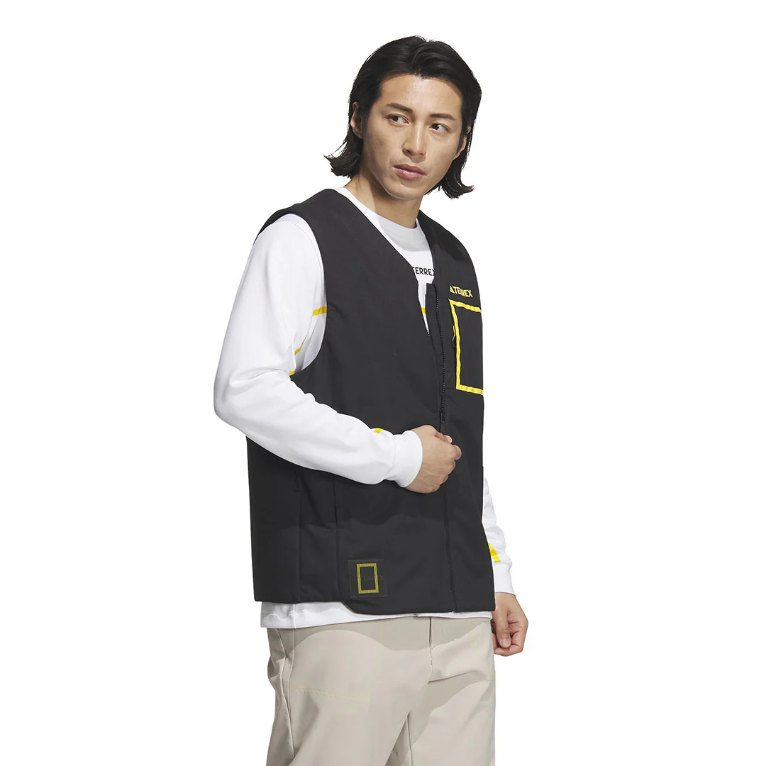 adidas - Men's Terrex x National Geographic Fleece Lined Vest (IL8992) - Image 3