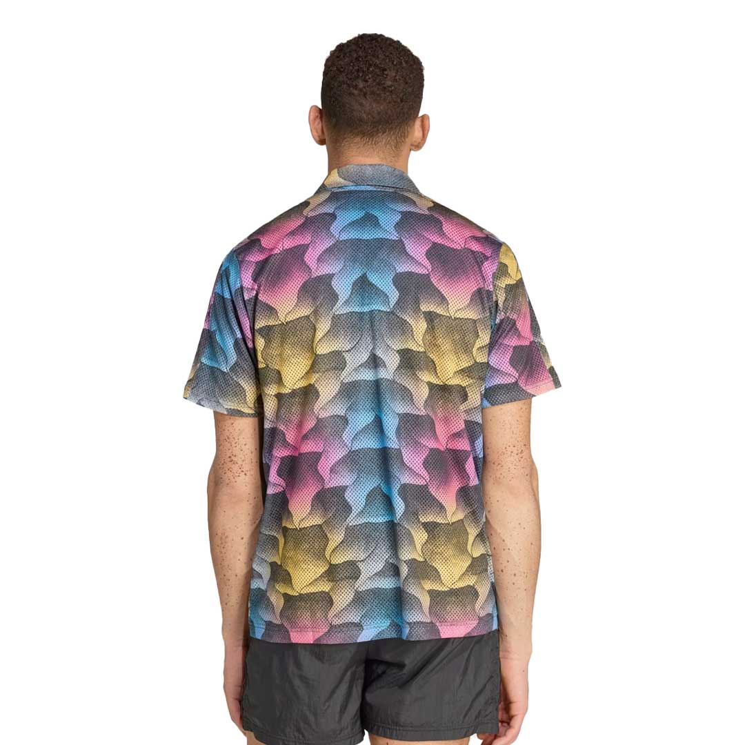 adidas - Men's Tiro Allover Print Mesh Resort Shirt (IP3784) - Image 3