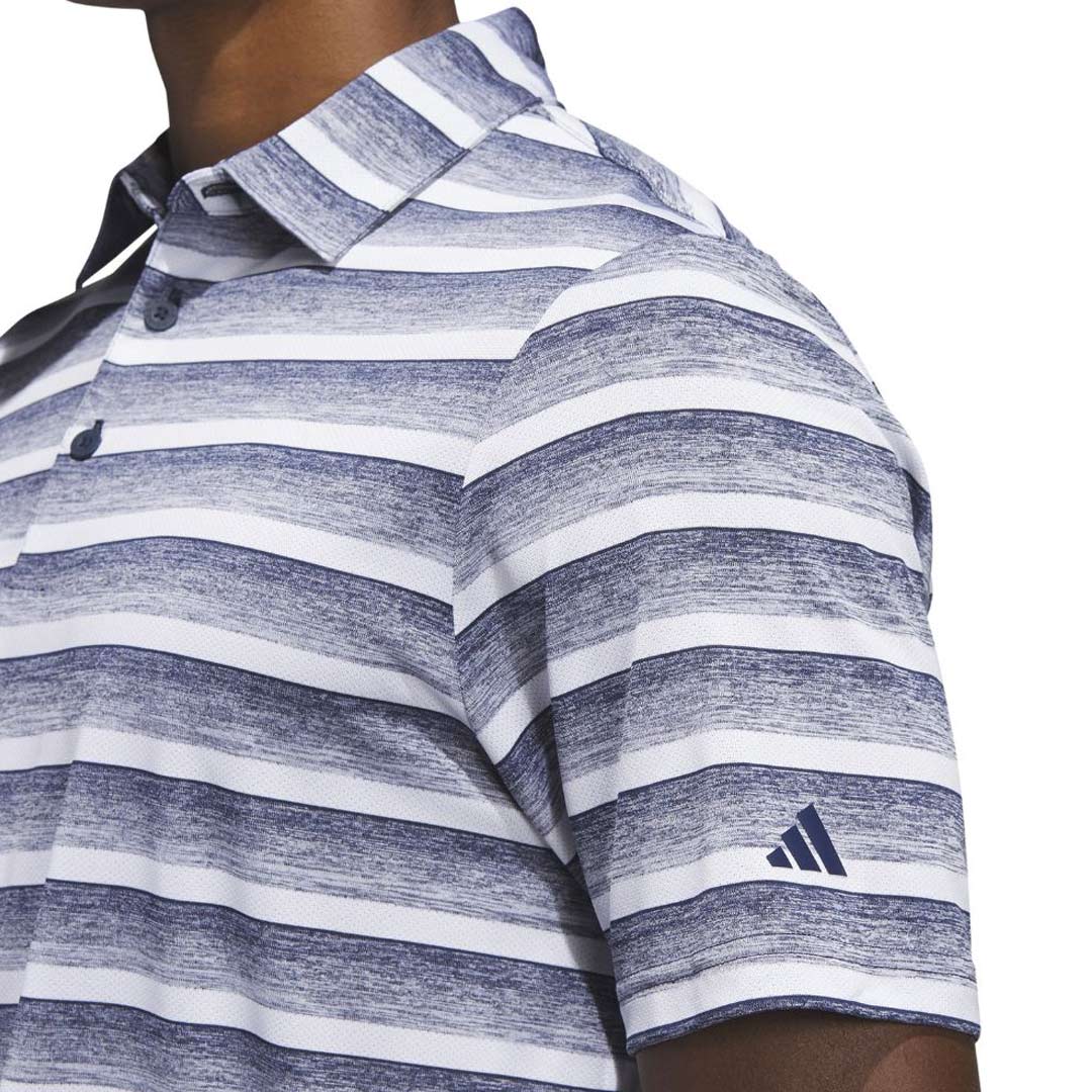 adidas - Men's Two-Color Striped Polo (HS7580) - Image 4