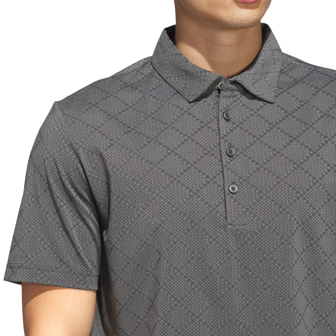 adidas - Men's Ultimate365 Hounds Jacquard Polo (JL5265) - Image 4