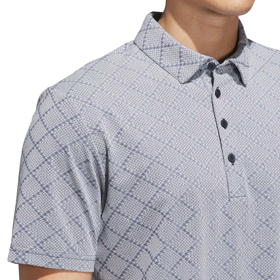 adidas - Men's Ultimate365 Hounds Jacquard Polo (JL5266) - Image 4